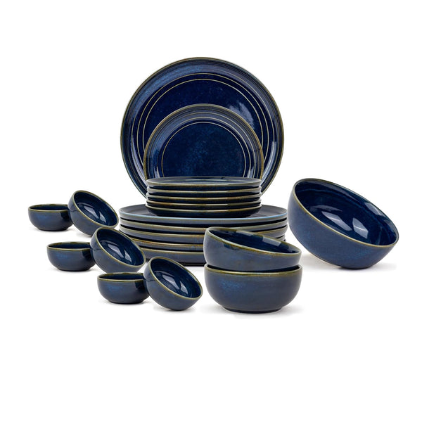 21-Piece Celemine Dinner Set | Elegant Crockery Set for Dining Table